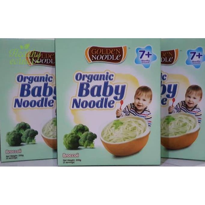 

Organic Baby Noodle Broccoli Mie Bayi Brokoli 200 gr - Golden Noodle SALE