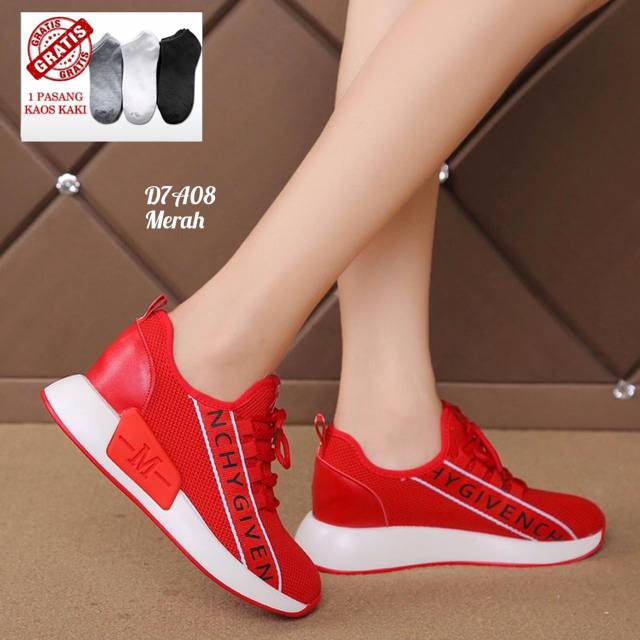 SEPATU WEDGES WANITA IMPOR KOREA D7A08