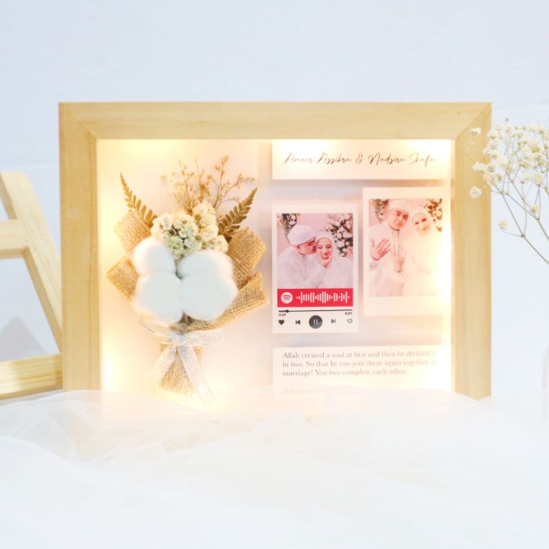 Rustic Frame LED 3D