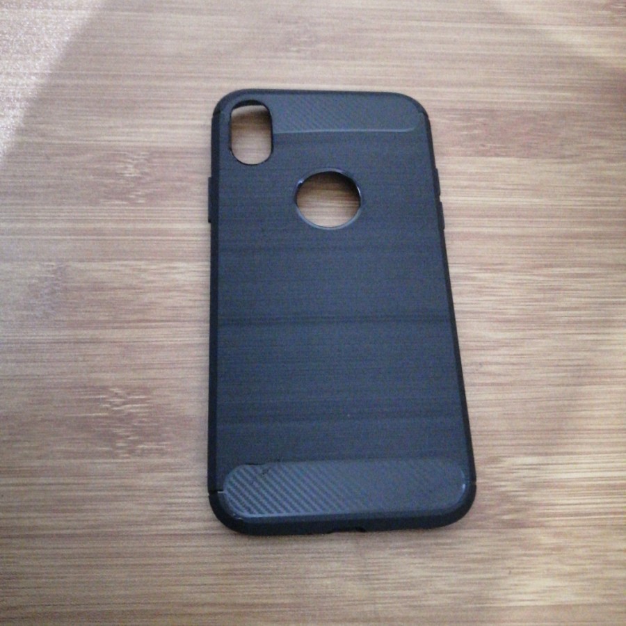 CASE SILIKON KARBON IPHONE XR