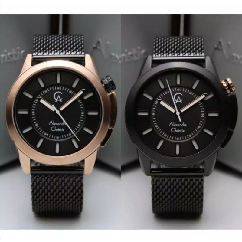 Jam Tangan Alexandre Christie 8632 Pria Original