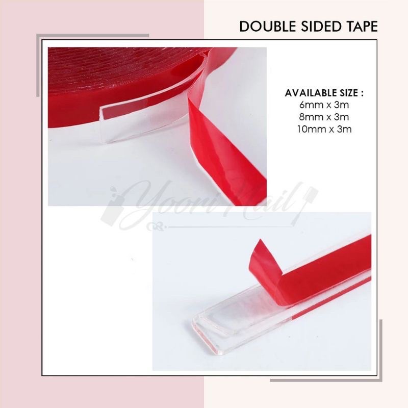 Double sided nail tape double side perekat kuku palsu display