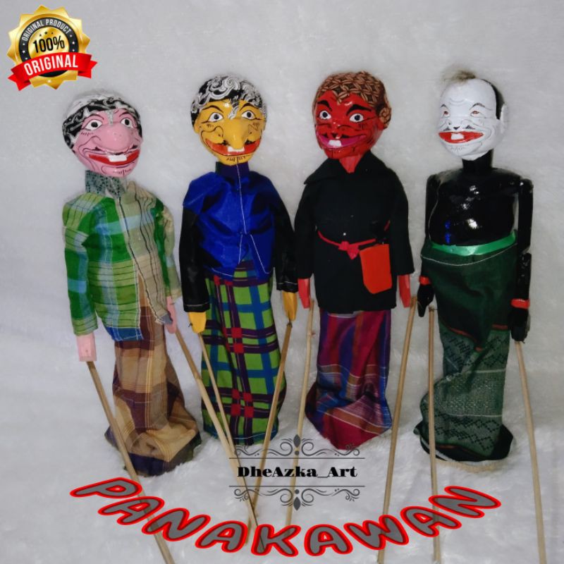 Wayang Golek Panakawan 1set (4Golek)