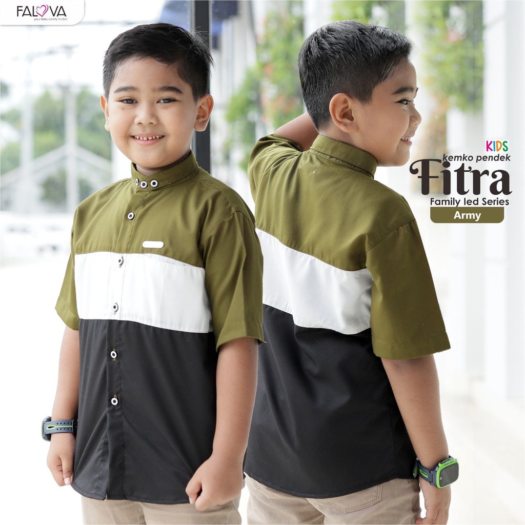 sinzystore Kemeja Koko Anak Fitra by Falova