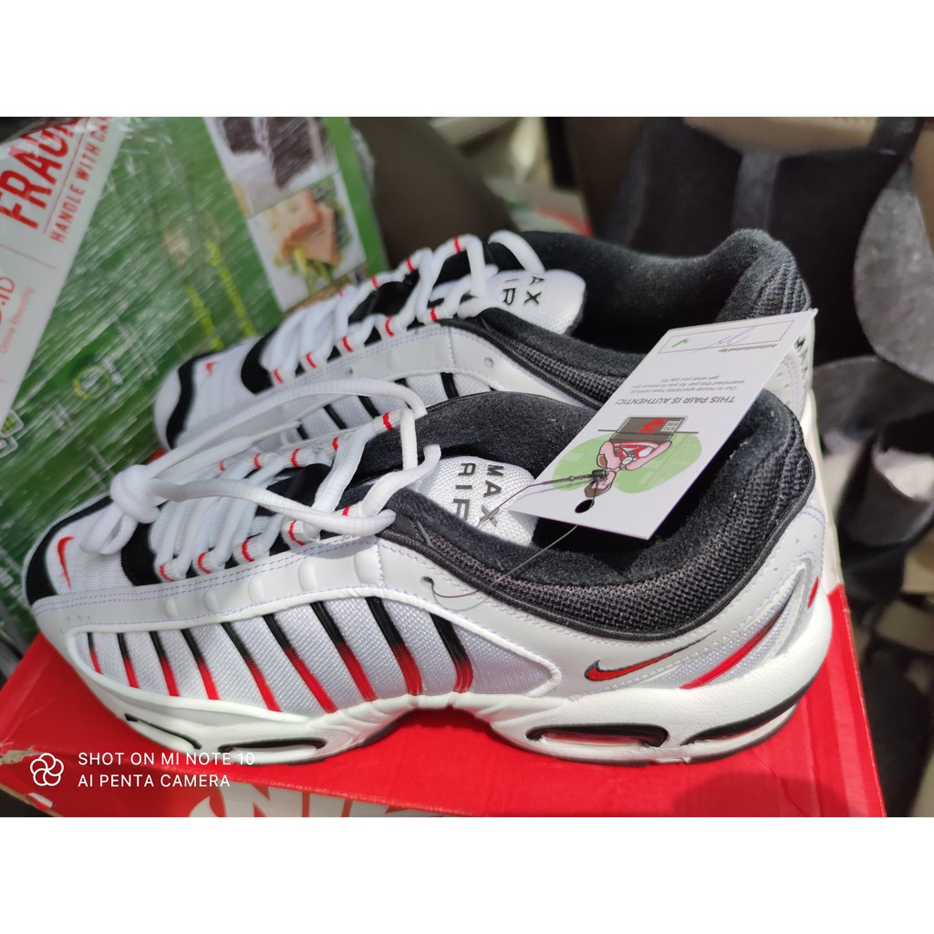 Nike Air Max Tailwind 4 White Black Red Sepatu Sneakers Authentic Original BNIB