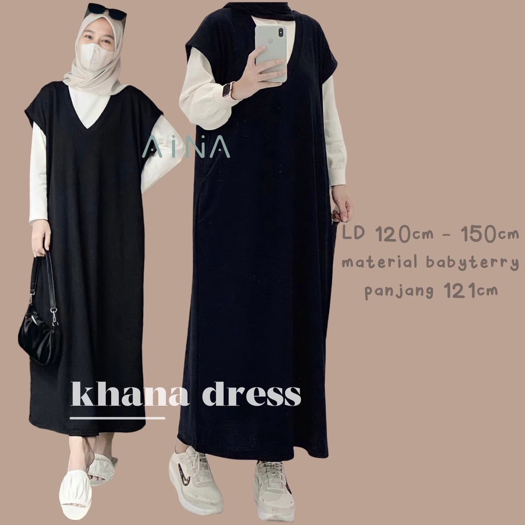 Khana outer gamis / Khana Long Vest / Khana Dress