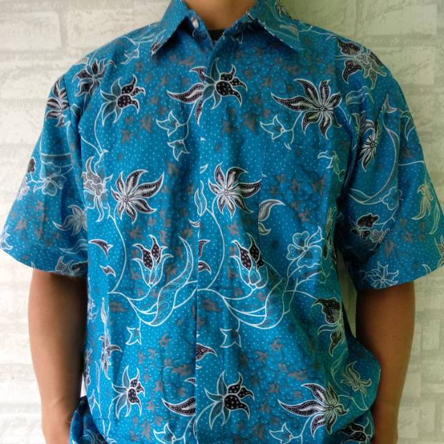 Seragam batik kemeja batik pria size M L Xl Xxl Xxxl Xxxxl