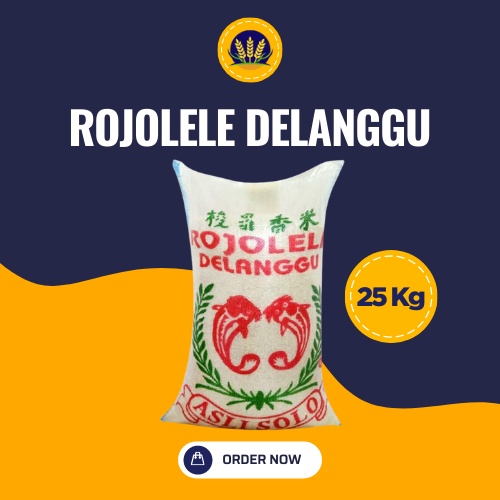 

Beras Rojolele Delanggu - Asli Solo Kemasan 25kg