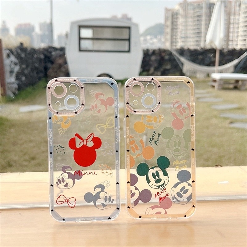 Soft Case Tpu Motif Kartun Tikus Compatible for iPhone 11 Pro Max iPhone 14 13 12 Pro Max X Xr Xs Se 2020 Max 7 Plus 8 7 6 6s Plus Soft TPU Phone Case Cartoon Mouse Series High-quality Soft Silicone Back Protective Casing Cover