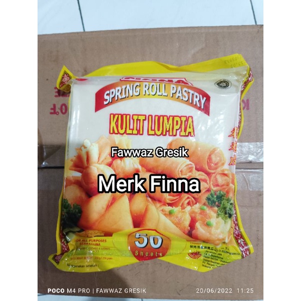 IP Finna Kulit Lumpia Kecil 125 mm 12 cm 250gr / Kulit Lumpia