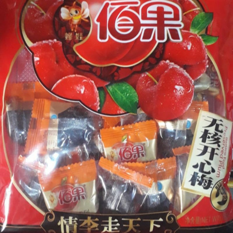 

Bai Guo Pitted Plum Wu He Kai Xin Mei [Manisan Buah Plum] 180gr