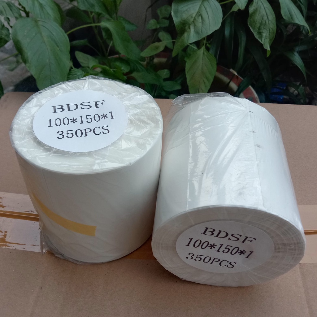 

Kertas Label Thermal / Sticker Label Continuous 150 x 100mm 350 lembar