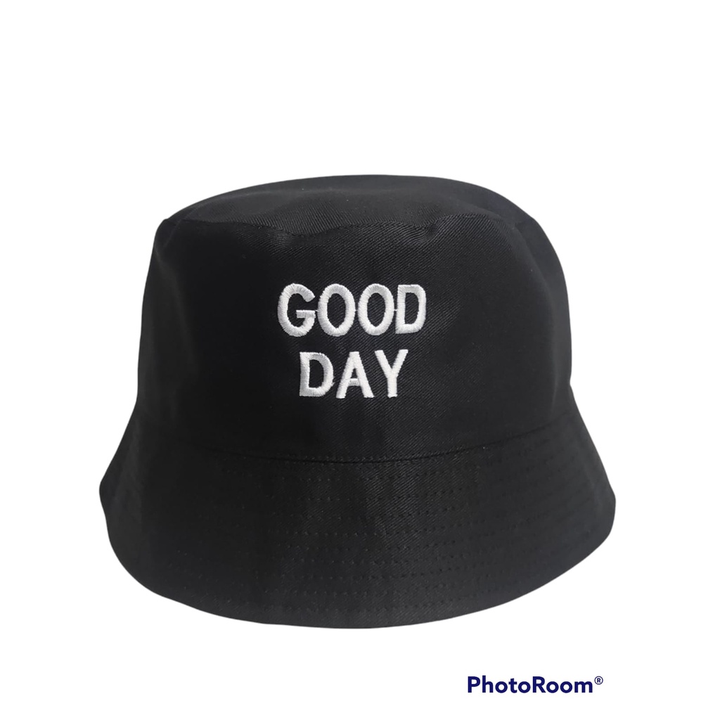 topi bucket Good Day topi bucket Converse pria topi bucket bordir smile korea Aksesoris Fashion pria