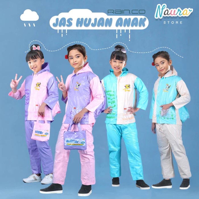 Jas Hujan Anak Setelan Baju Celana Backpack Usia 6 - 12 Tahun Terbaru Warna Pink Merah Biru Hijau | Raincoat Mantel Anak Umur SDMantel Hujan Anak Backpack Jas Hujan Anak Laki Laki Perempuan Jas Hujan Anak Anak Cewek Cowok Karakter KIDS