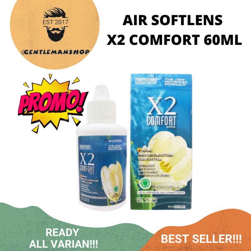 CAIRAN SOFTLENS X2 COMFORT 60ML / AIR SOFTLENS NICE LOOK 60ML / CAIRAN PEMBERSIH SOL-8