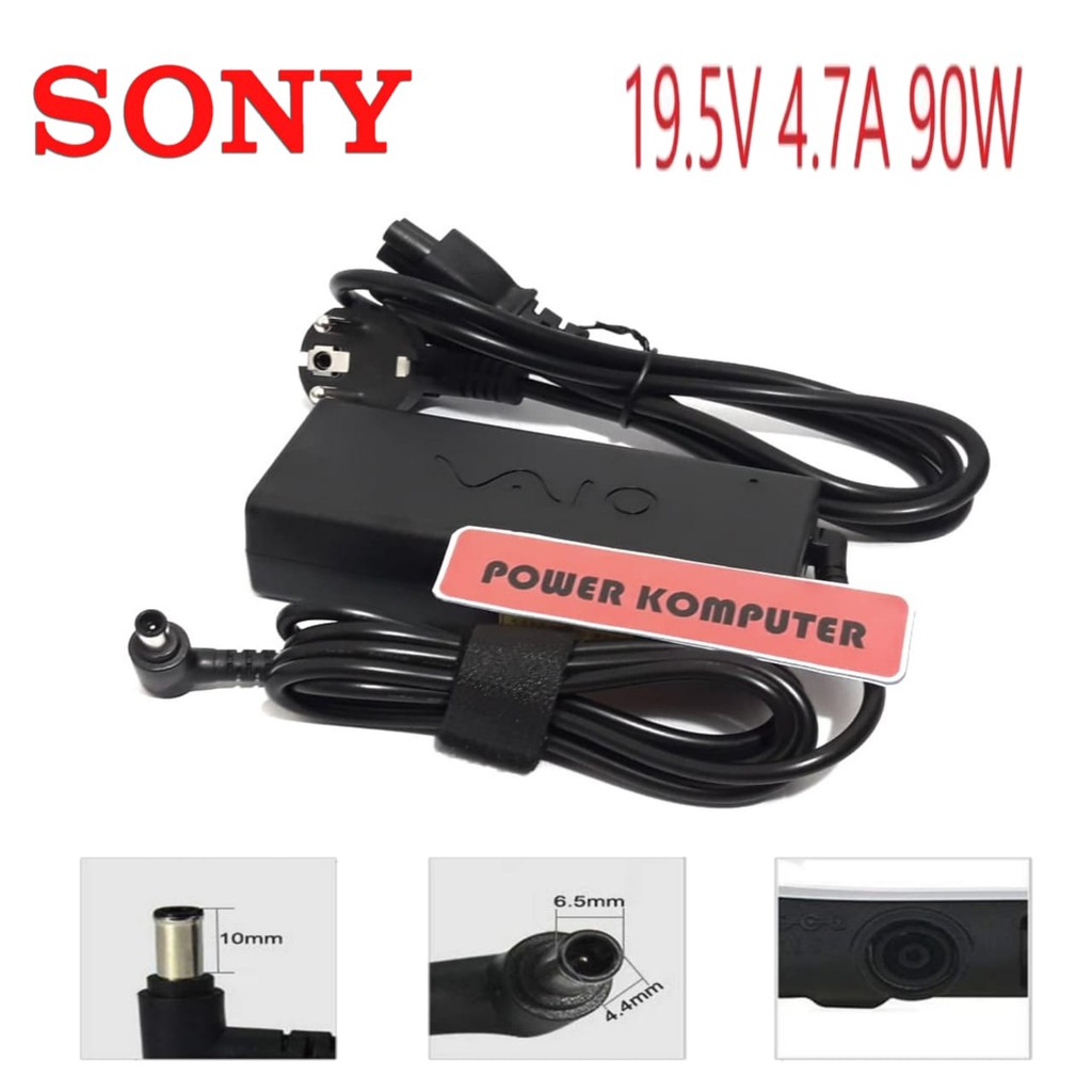 Adapter Charger Laptop SONY VAIO VGP-AC19V34 VGP-AC19V36 VGP-AC19V38 New 90W; SONY VAIO SVE14A37CXH SVE15113FXS