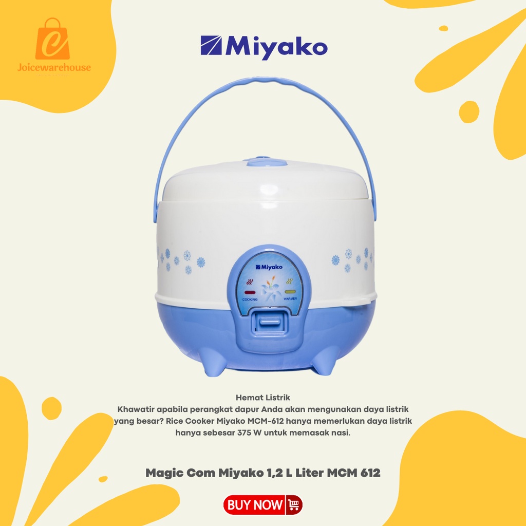 MAGIC COM / magicom / RICE COOKER MIYAKO MCM 612