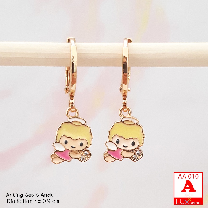 AA 010 Anting Anak Murah Perhiasan Set Anak Lucu Balerina Putri Duyung Mermaid Anting Xuping Anak