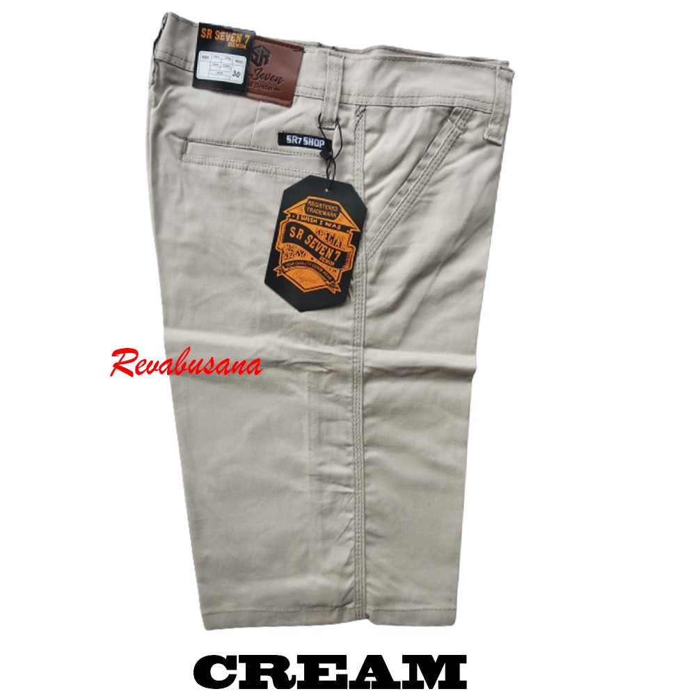 Celana Pendek Pria Jumbo 27-55 Chino Bahan Stretch Melar Elatis Badan Gemuk Super Big Size