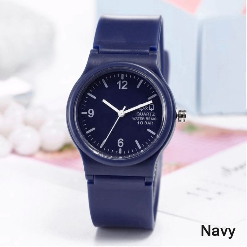 JAM TANGAN WANITA ANTI AIR JAM CEWEK WARNA-Navi