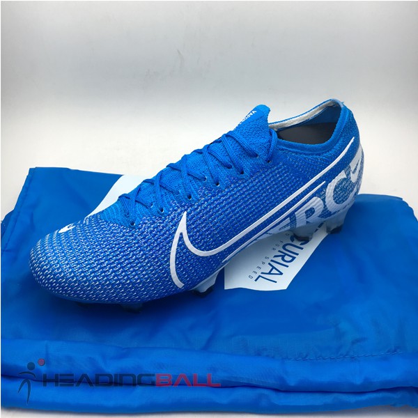 Sepatu Bola Nike Original Vapor 13 Elite FG Blue White AQ4176-414