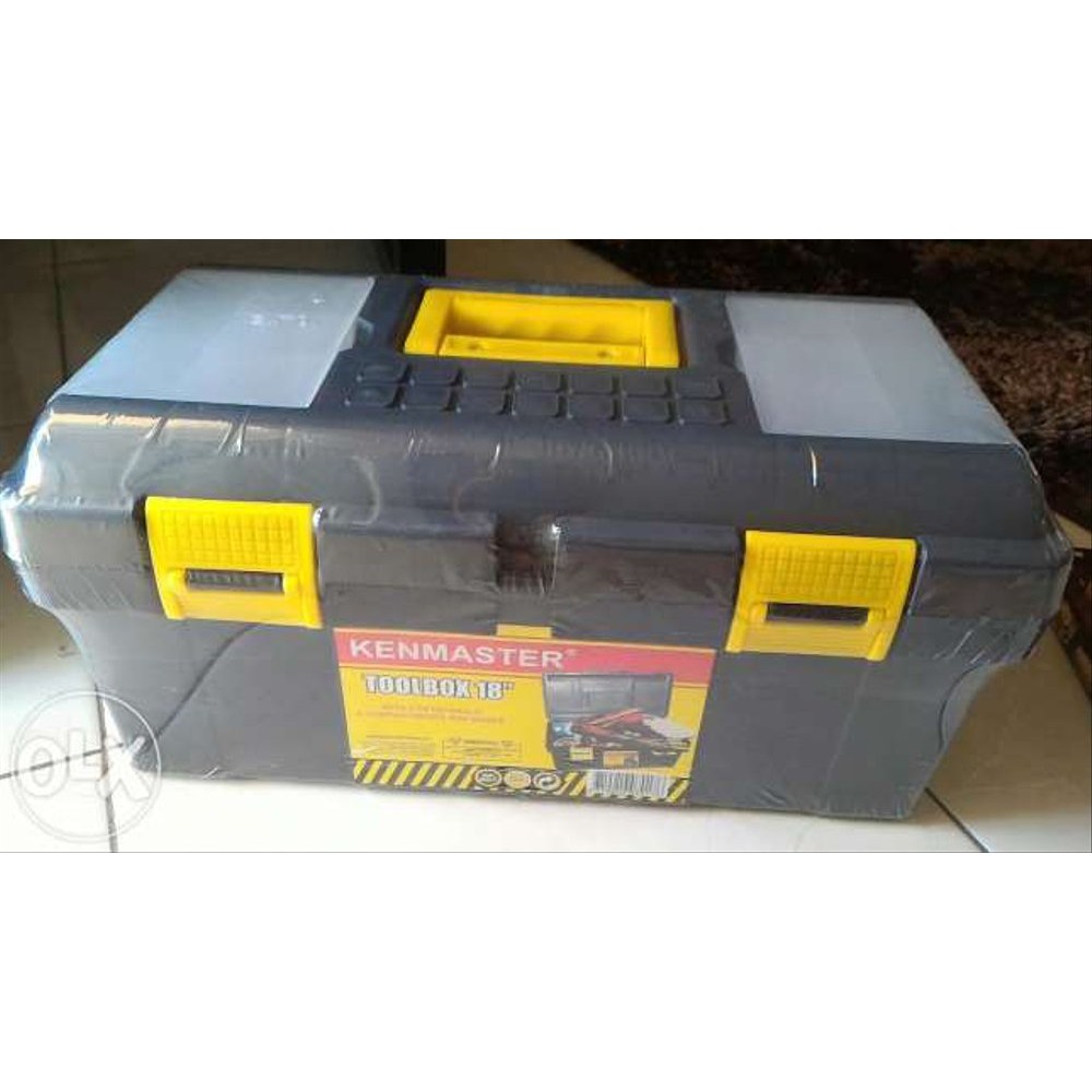 Promo TOOLBOX KENMASTER 18" TOOLBOX BESAR TEMPATSIMPAN ALAT TUKANG Murah