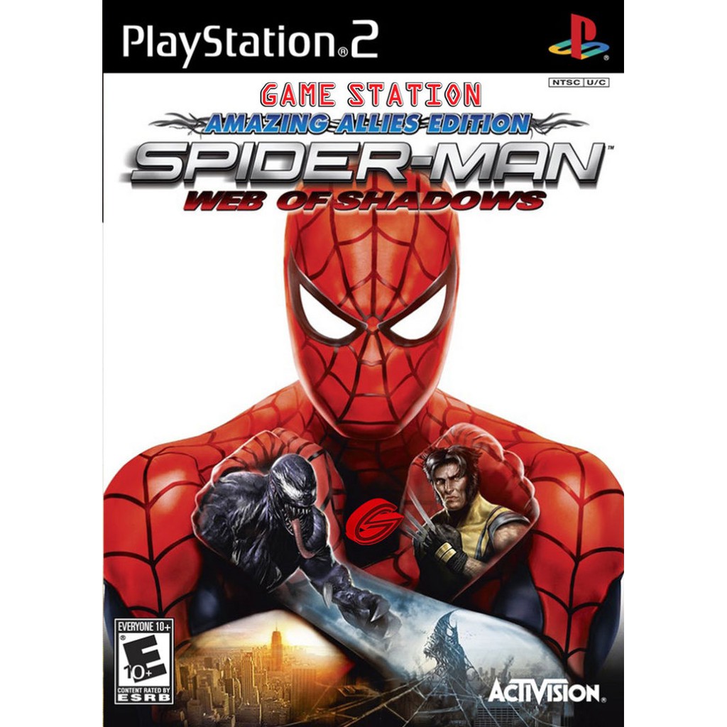 DVD Kaset Game PS2 Spider Man Web of Shadows