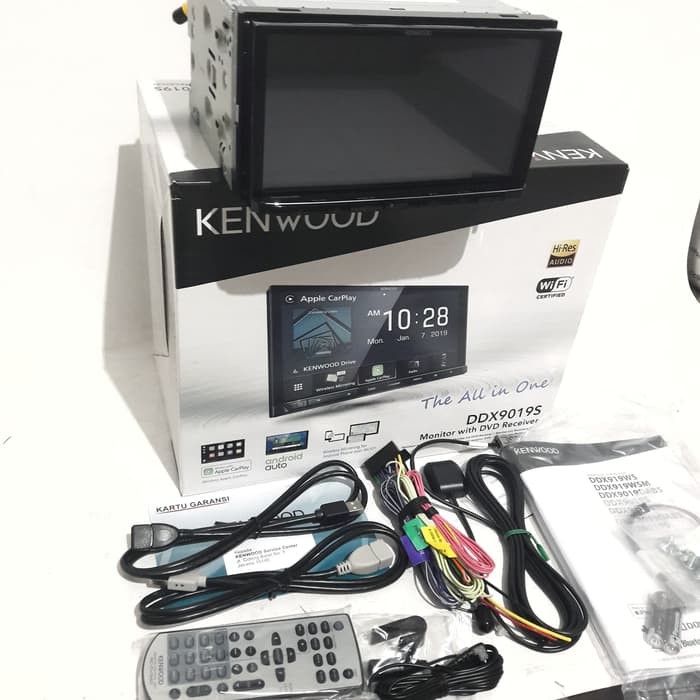 Tape Headunit Double Din Kenwood DDX 9019 S Original Garansi Resmi
