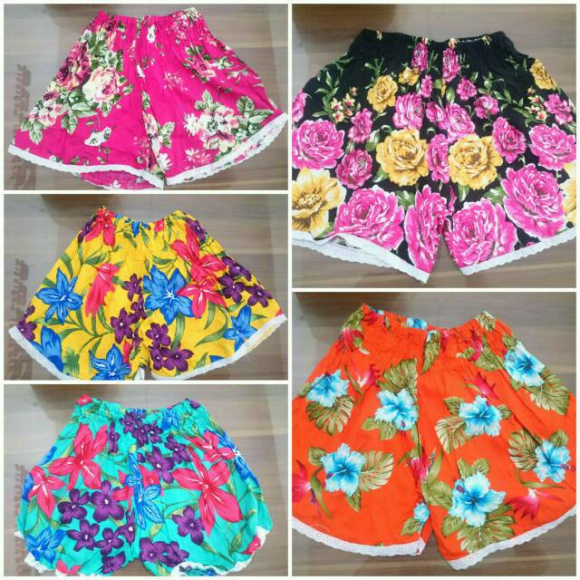 C RENDA PENDEK Celana Pendek Rayon Hotpants Murah C RENDA PENDEK Celana Pendek Rayon Hotpants Murah
