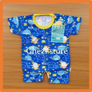 LIBBY 3 PCS JUMPER BAYI  BAJU  KODOK  SEGI EMPAT BUAT  BABY 