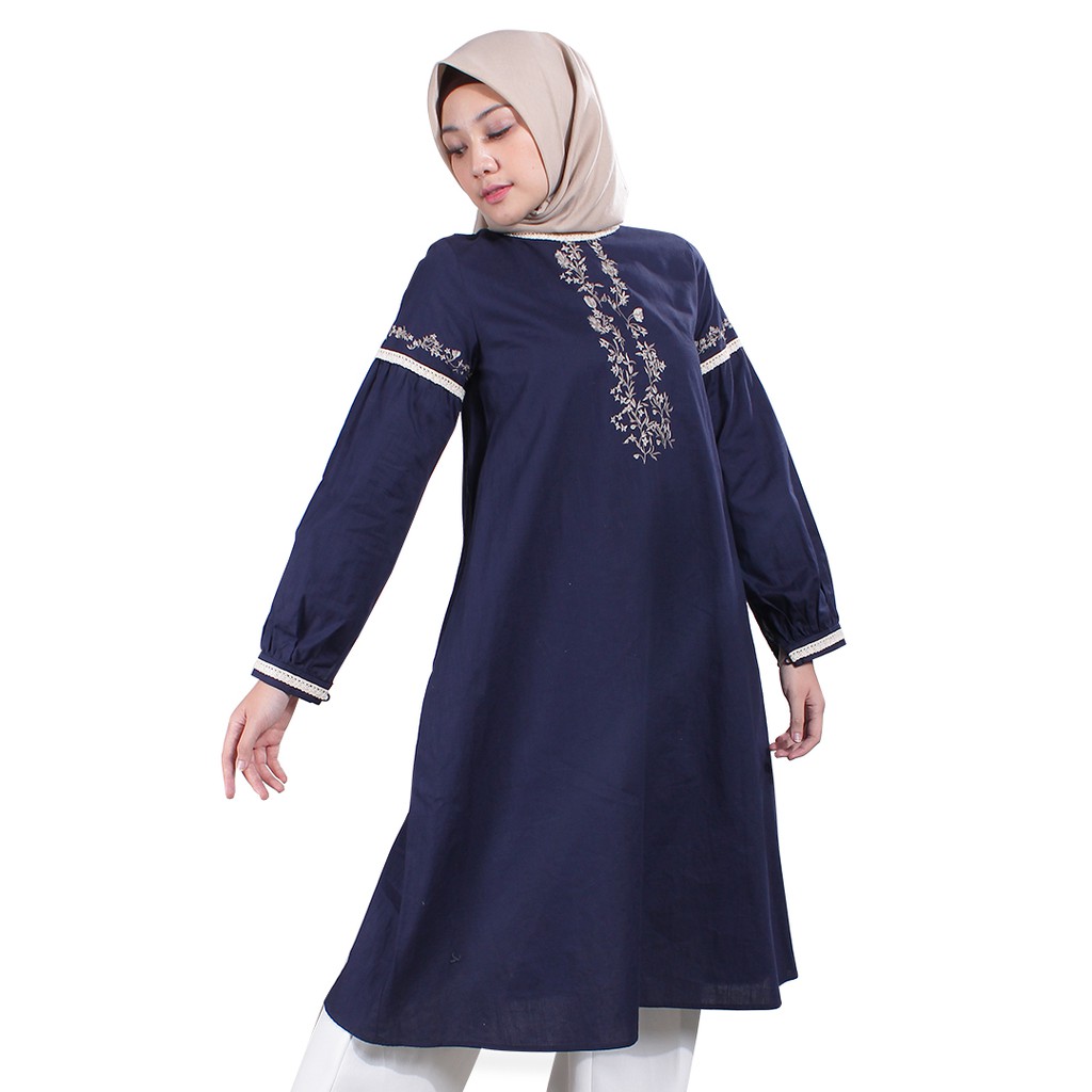 Zoya  Atasan Pakaian Muslim Wanita Trenzi Midi Dress