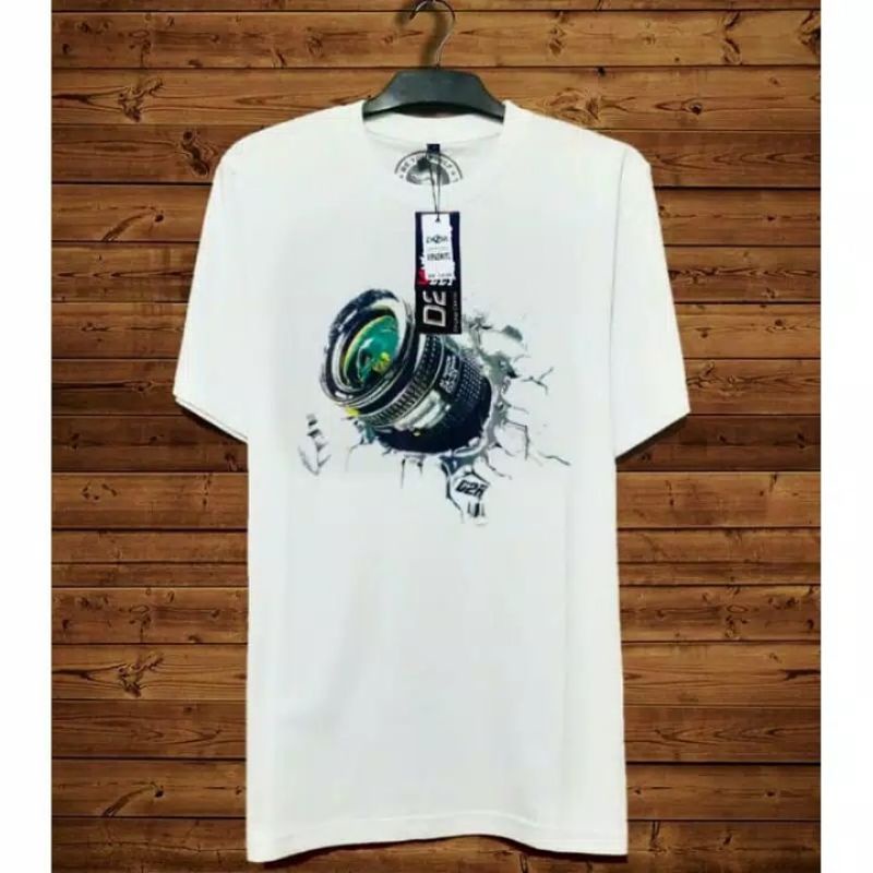 KAOS 3D / 3 DIMENSI ORIGINAL D2R FREE STICKER / KAOS PRIA WANITA