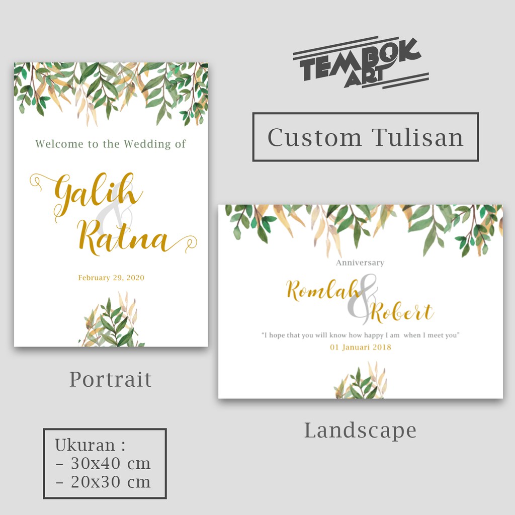 Jual Custom Tulisan Poster Kayu 20x30cm Shopee Indonesia