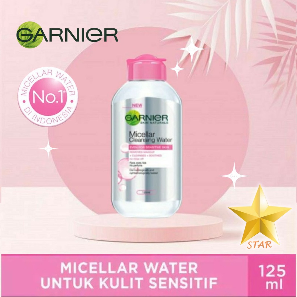 Jual ORIGINAL Garnier Micellar Cleansing Water Pink 125 ML Shopee Indonesia