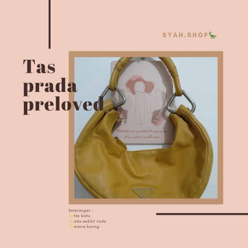 ( READY STOCK) TAS BAHU PRADA PRELOVED