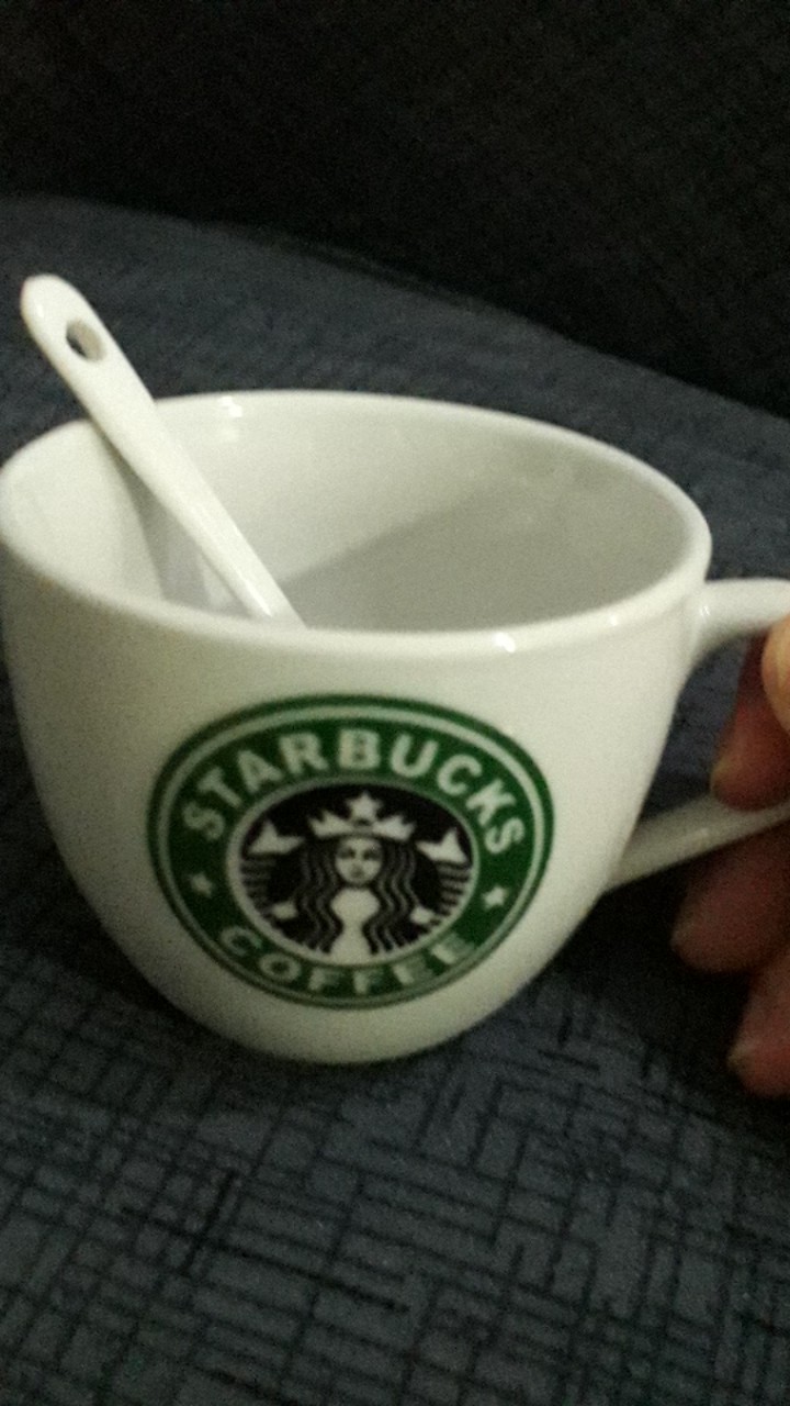 Cangkir Keramik Starbucks Gift Set Ceramic Mug Starbucks Dengan Sendok ( Harga Adalah Per Buah )