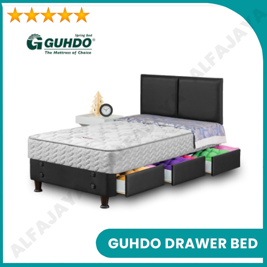 Springbed Guhdo Drawer Bed New Prima / Kasur Guhdo New Prima - Guhdo Springbed