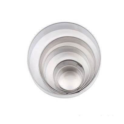 Stainless Steel Fondant Cutter - Round Shape (6pcs)