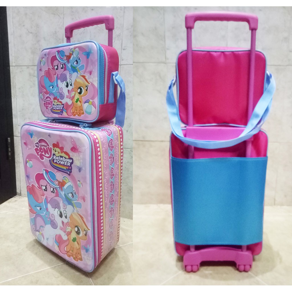  Tas  Anak  Sekolah Baru Koper Set Little Pony dan Lunch Bag 