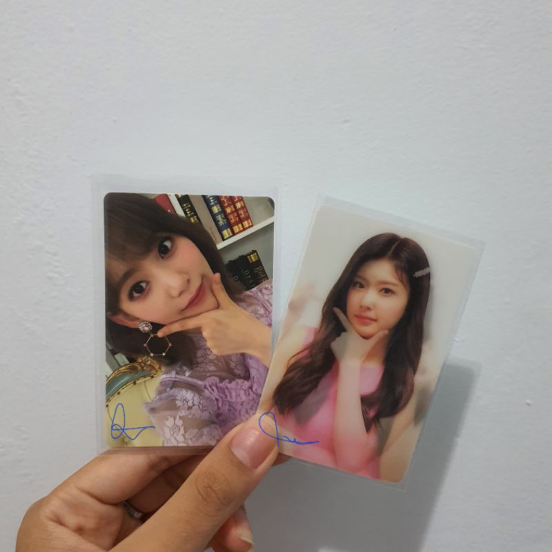 Photocard PC DVD Miyawaki Sakura Lenticular Kang Hyewon EOM Eyes On Me IZONE IZ*ONE