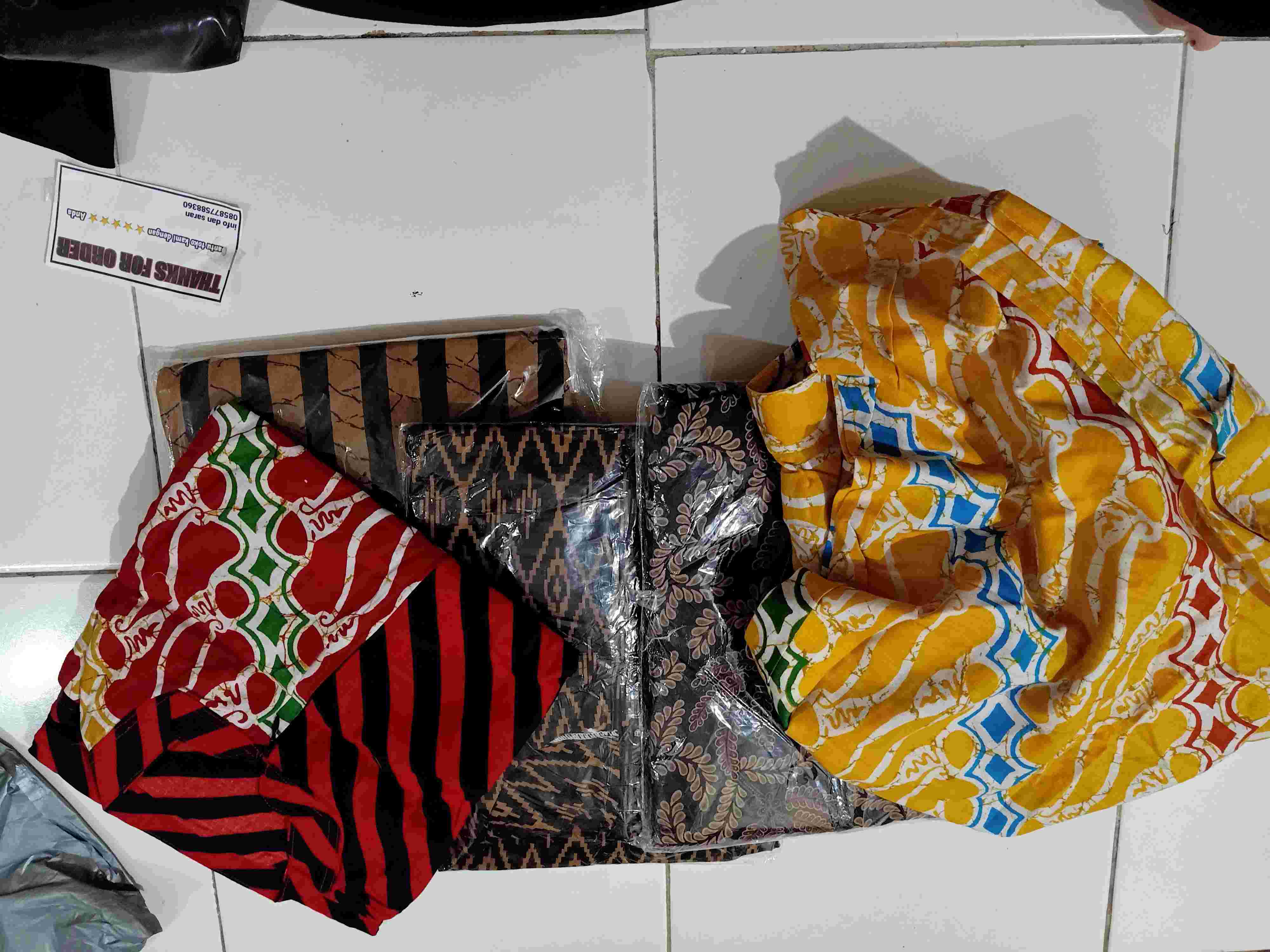 Juni Batik Gamis Batik Wanita Kombinasi Busui Resleting Depan All Size - Ada Saku