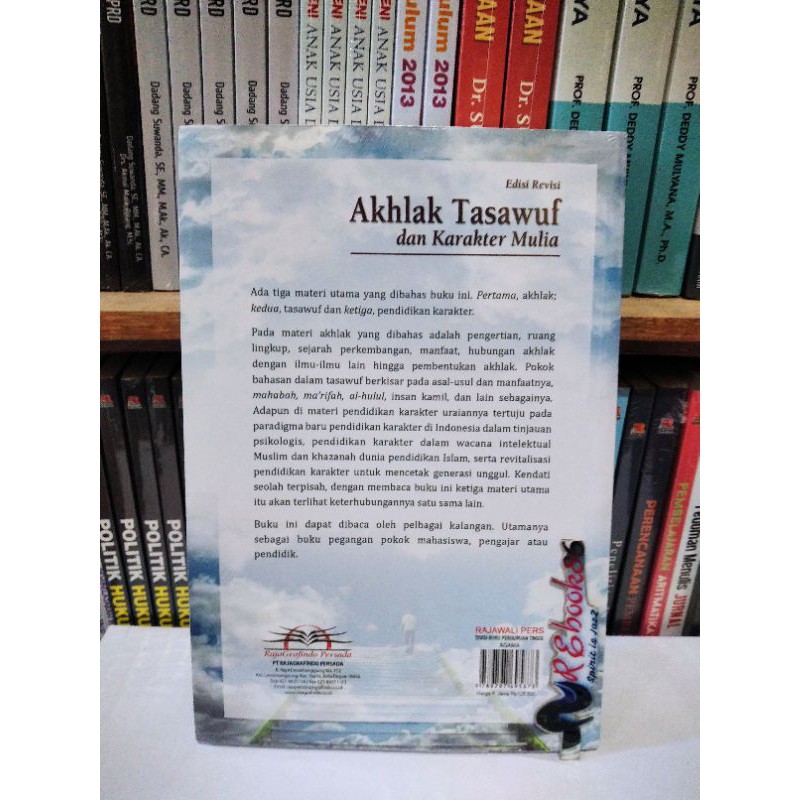 Akhlak Tasawuf Dan Karakter Mulia Prof Dr H Abuddin Nata Rajawali Shopee Indonesia