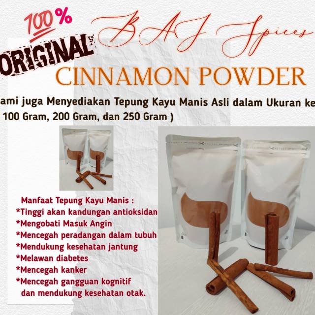 

Cinnamon Powder ( Tepung Kayu Manis )