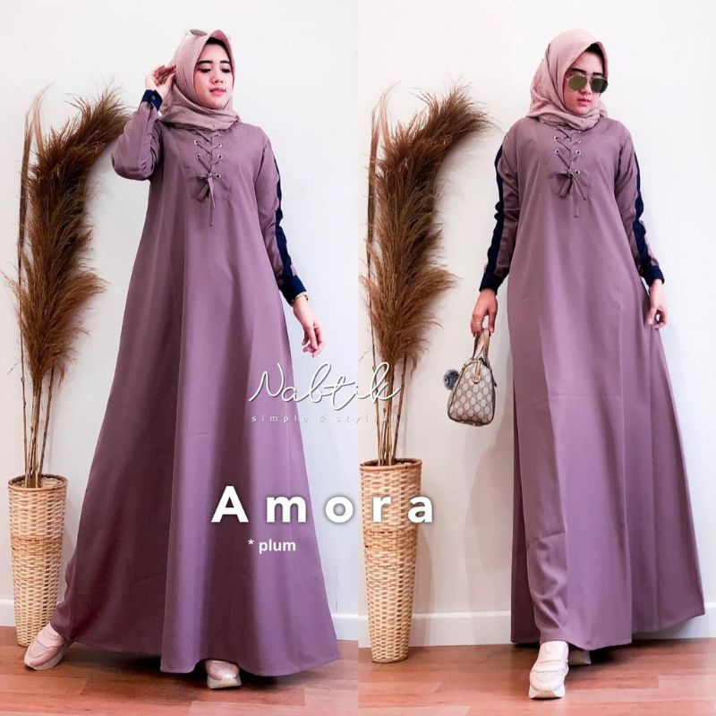 Amora dress fashion muslim wanita