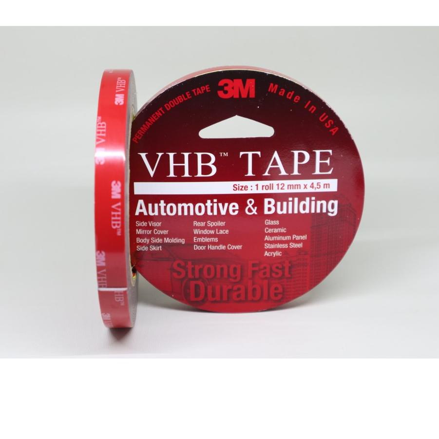 

Flash Sale - Double Tape 3M VHB 12 mm x 4,5 m ORIGINAL / DOUBLE FOAM TAPE