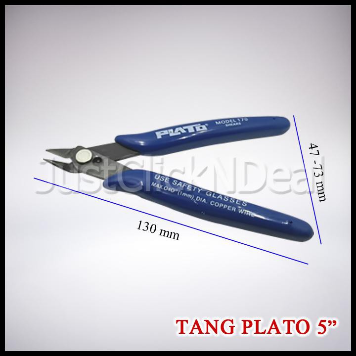 TERLARIS TANG POTONG KAWAT 5 INCH PLATO KABEL COIL WIRE KHANTAL NICHROME VAPOR