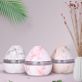Adoolla Aromatherapy Air Humidifier Night Light Marble 300ml - H296 - White