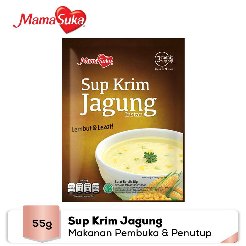 

MamaSuka Sup Krim Jagung 55 gr