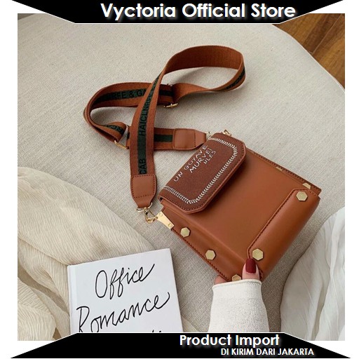 (COD) Vyctoria VOS5080 Tas Selempang Wanita Fashion Import Promo BQ3037 JT6243 LT1111 GT1497 CR7276 6243 3037 1111 1497 7276