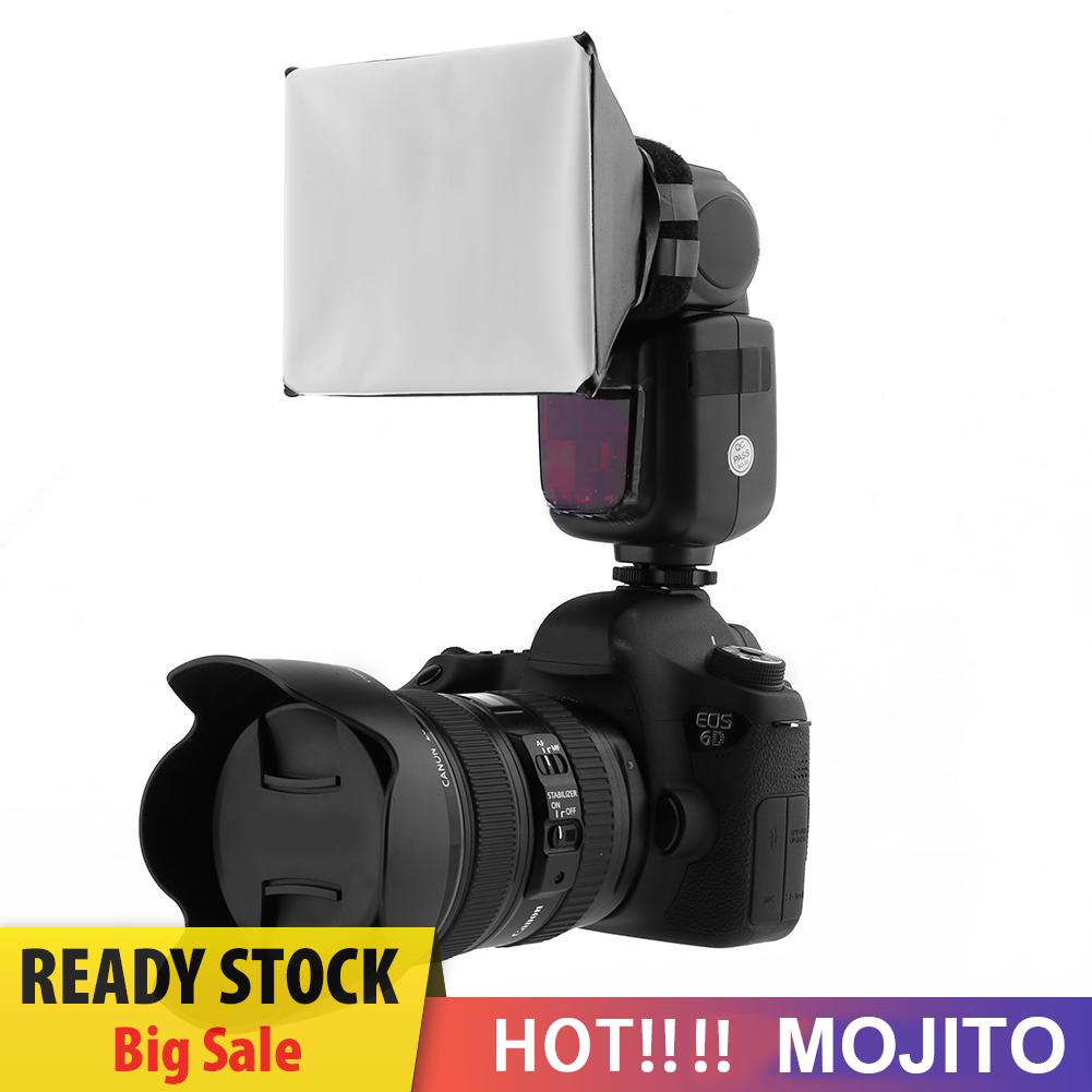 Mojito Softbox Diffuser Lampu Flash Universal 125x100mm Bisa Dilipat Untuk Kamera Dslr